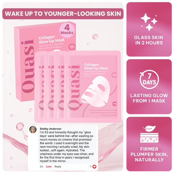 Quasi Collagen Glow Hydrogel Mask